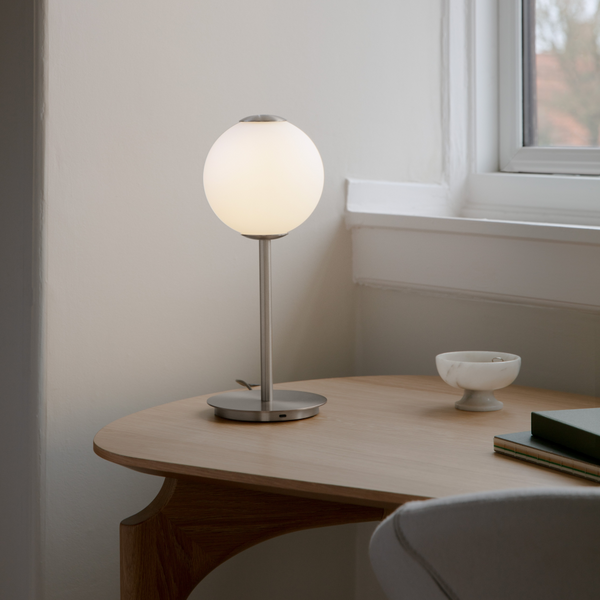 UMAGE Lifestyle Audrey Table Lamp Steel Duende Oak (1)
